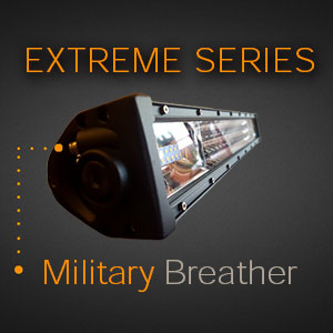 LED Light Bar with Military Breather